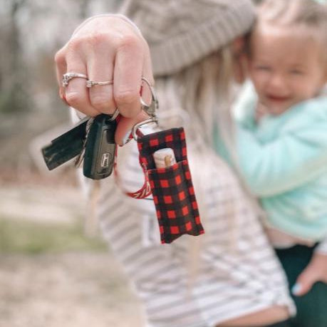 Buffalo Plaid Lippy Clip